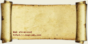 Tatjana Isaković vizit kartica